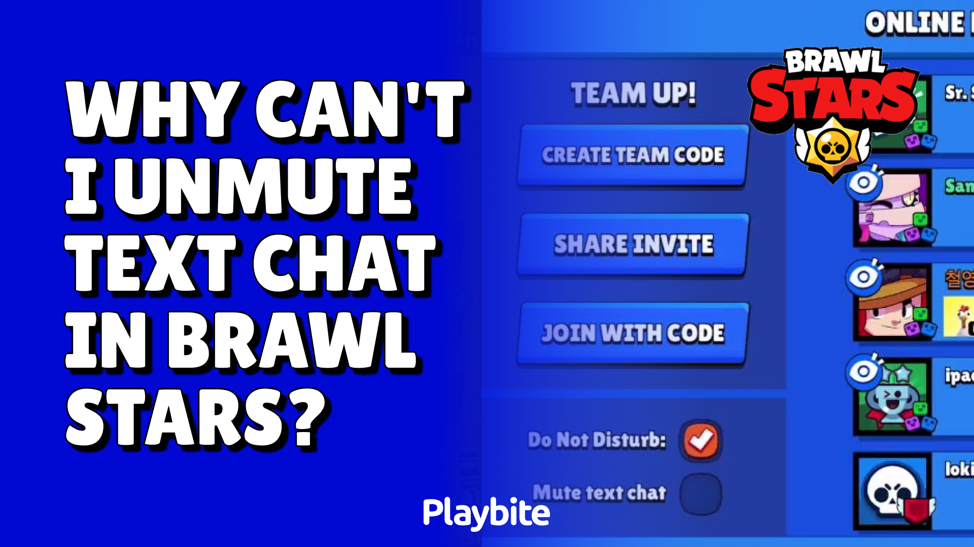 Why Can’t I Unmute Text Chat in Brawl Stars?