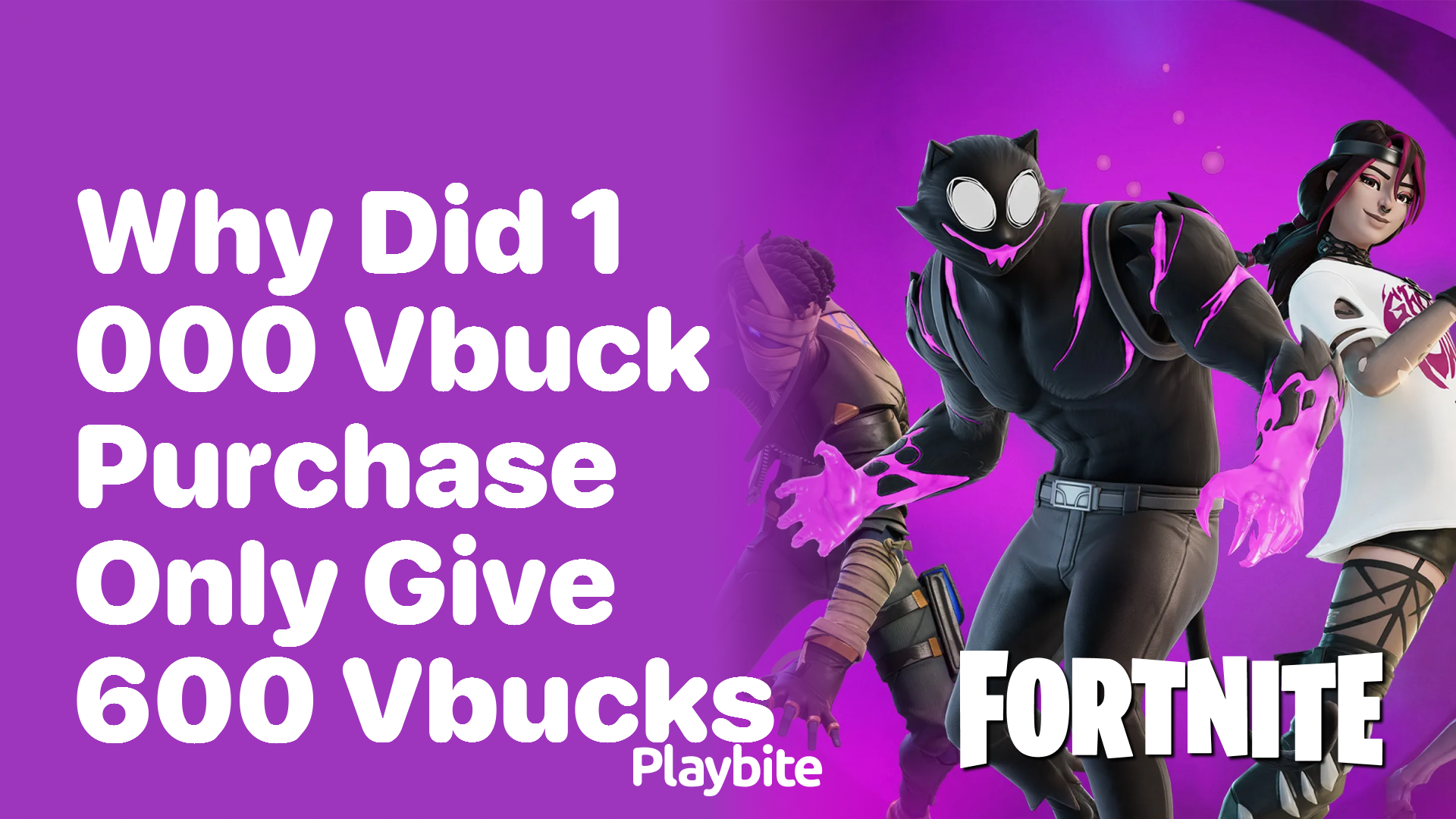 Why did my 1,000 V-Buck Purchase Only Give Me 600 V-Bucks?