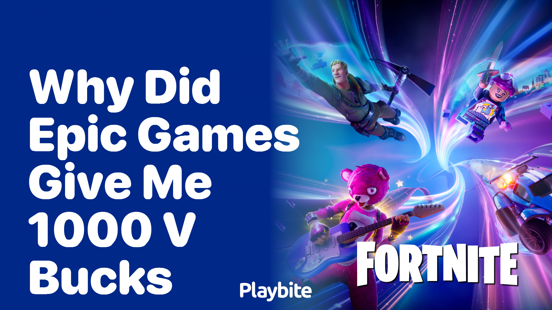 Why Did Epic Games Give Me 1000 V-Bucks?