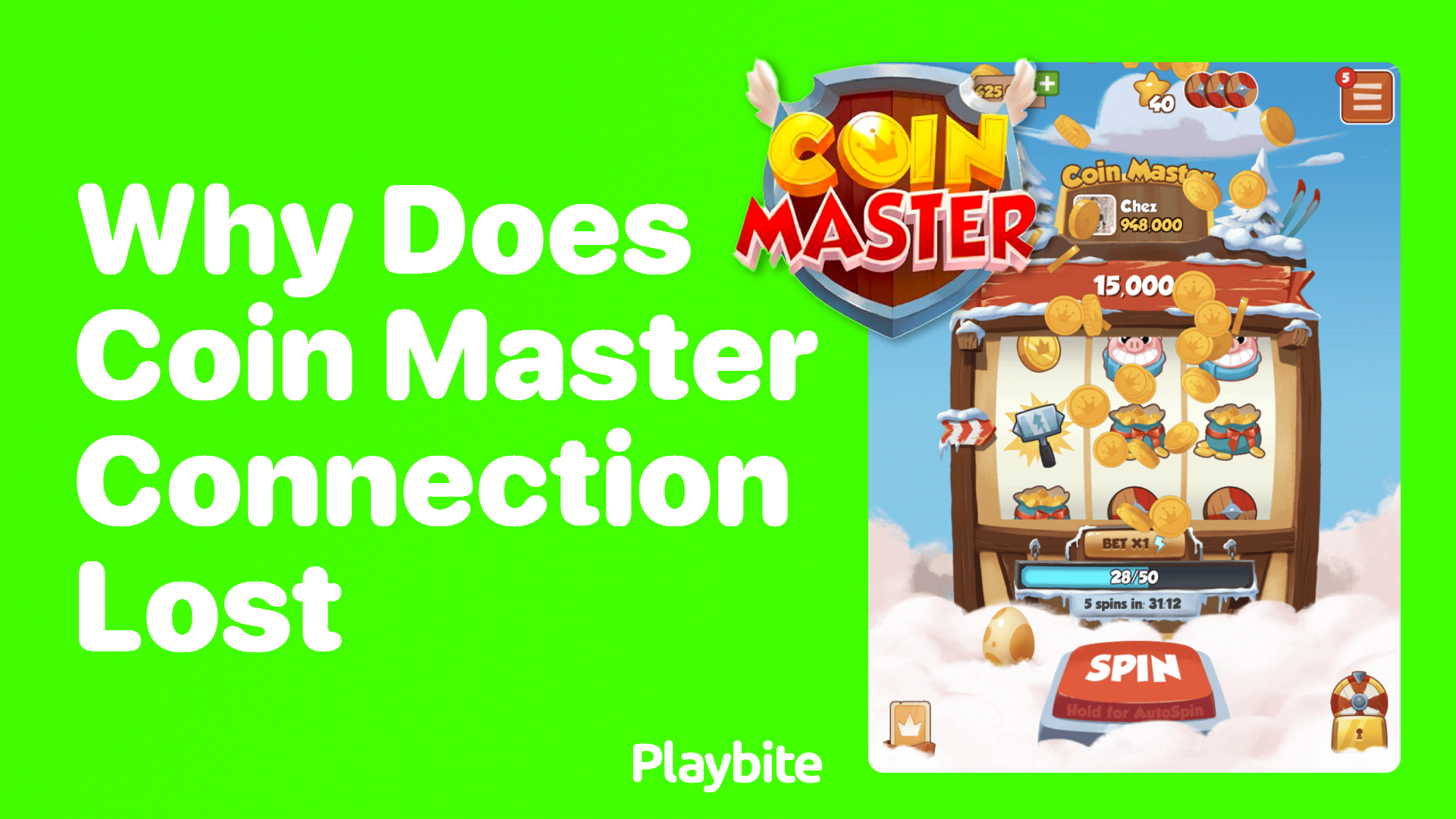Why Does Coin Master Say &#8216;Connection Lost&#8217;?