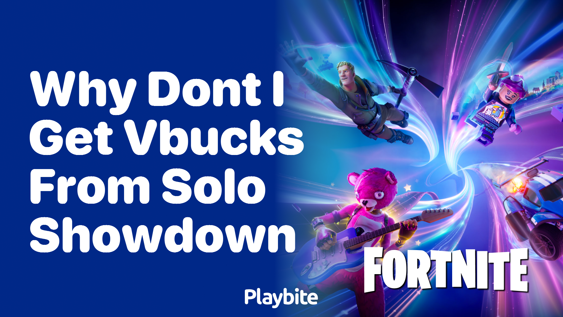 Why Don&#8217;t I Get V-Bucks from Solo Showdown in Fortnite?