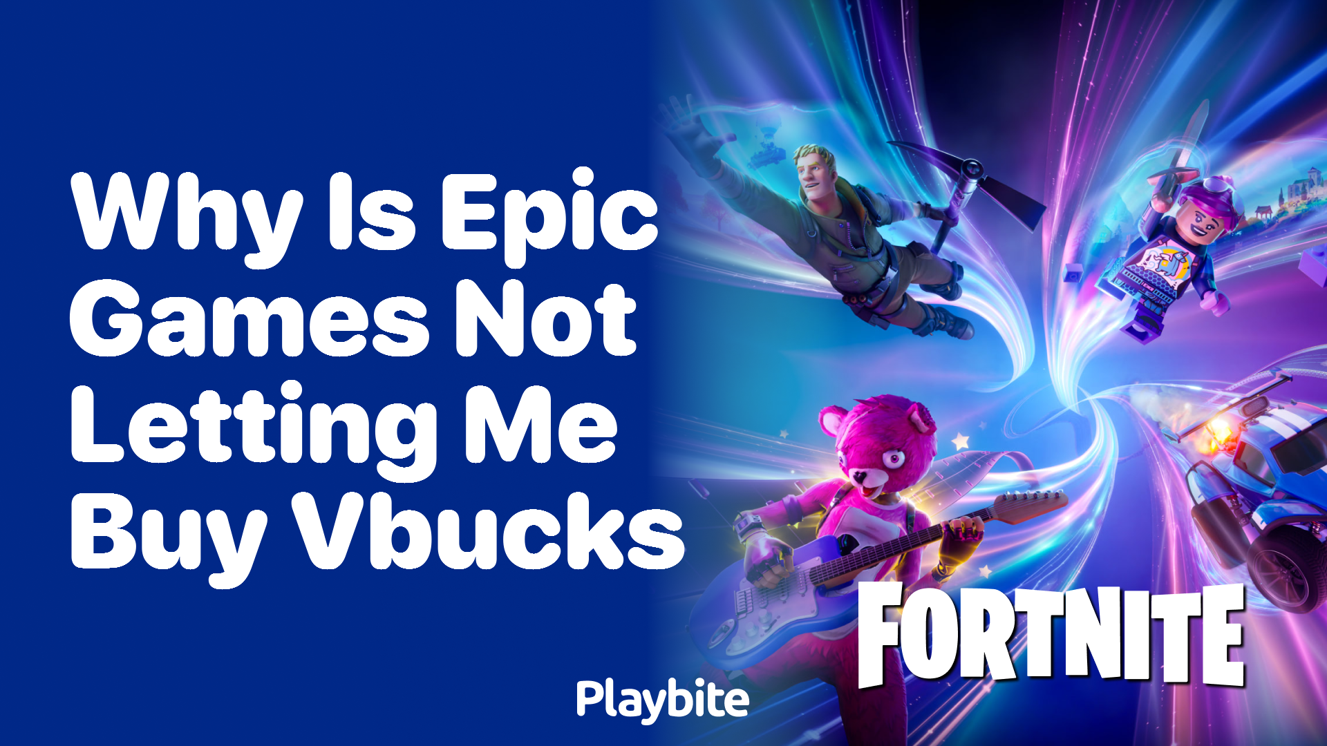 Why Is Epic Games Not Letting Me Buy V-Bucks?