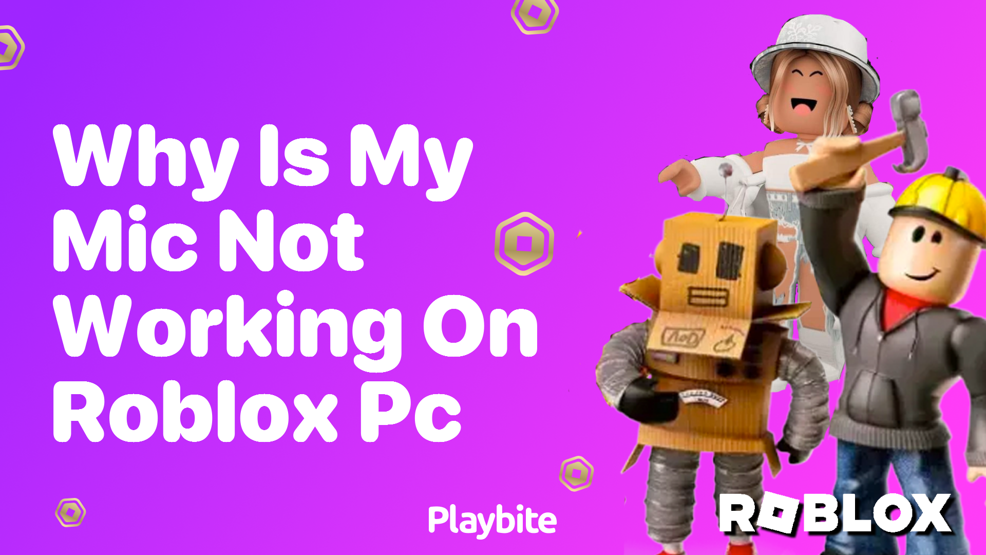 Why Is My Mic Not Working on Roblox PC?