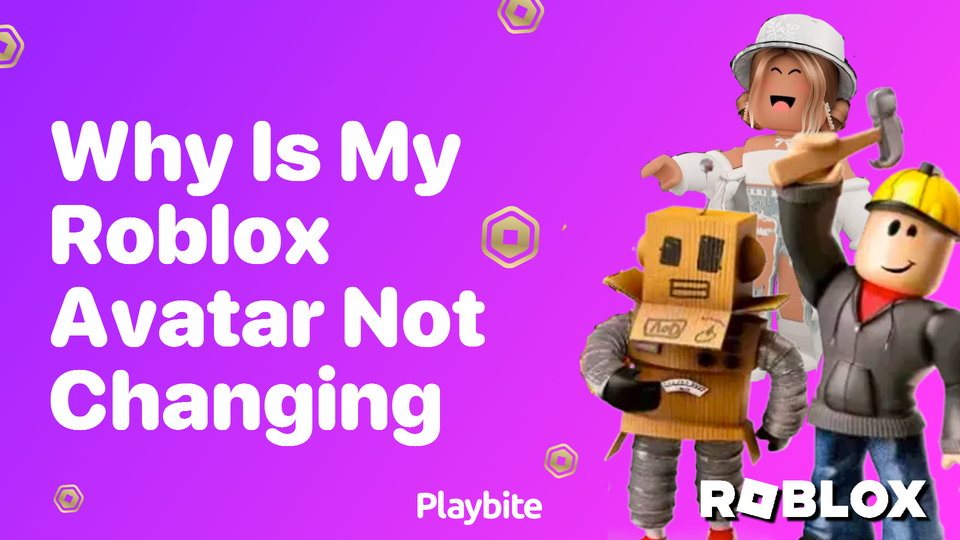 Why is my Roblox avatar not changing?