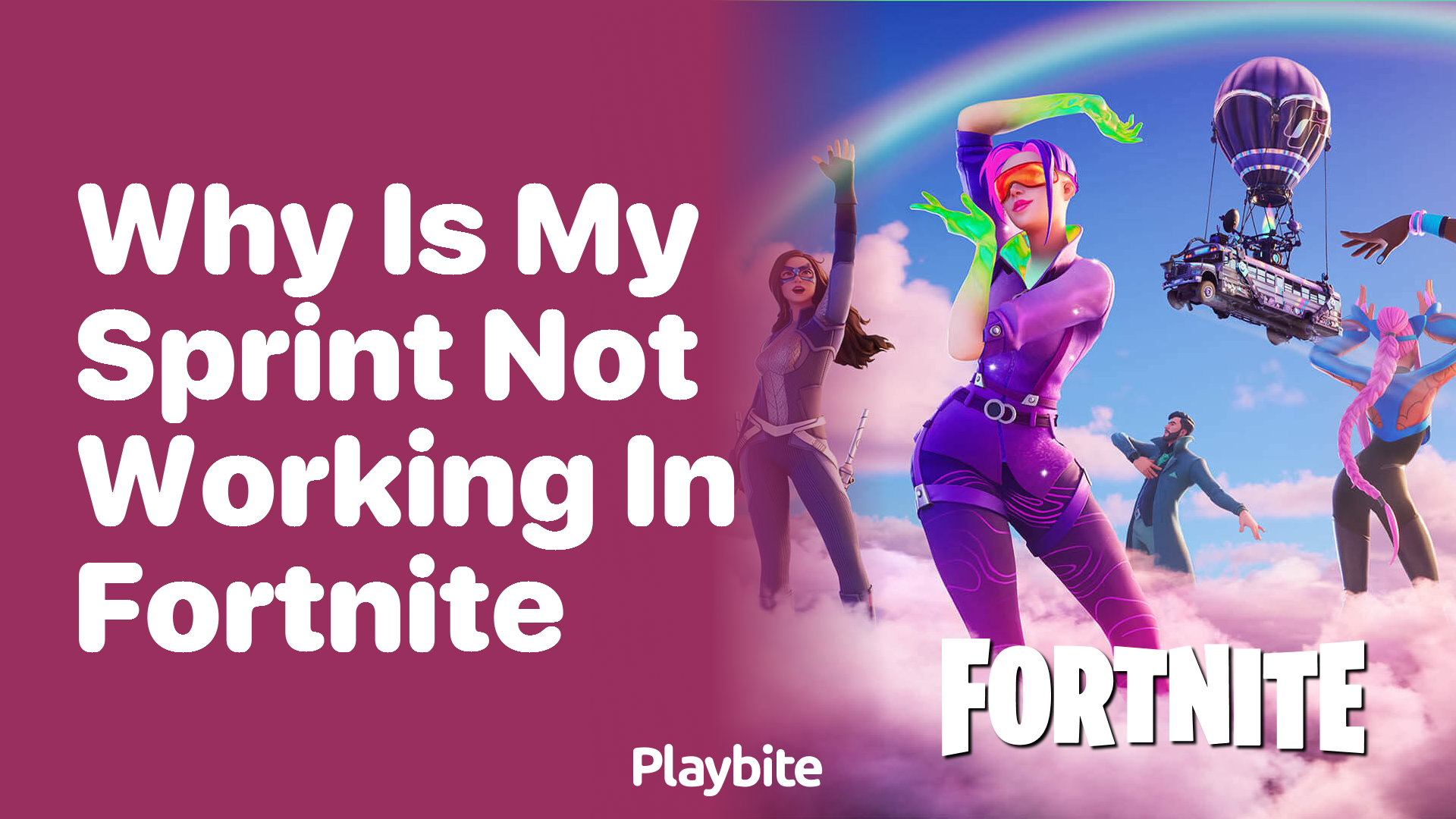 Why Is My Sprint Not Working in Fortnite?