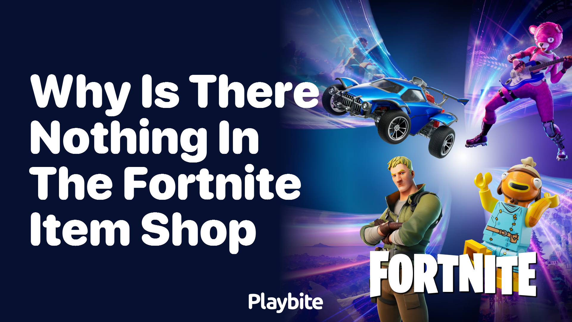 Why Is There Nothing in the Fortnite Item Shop?