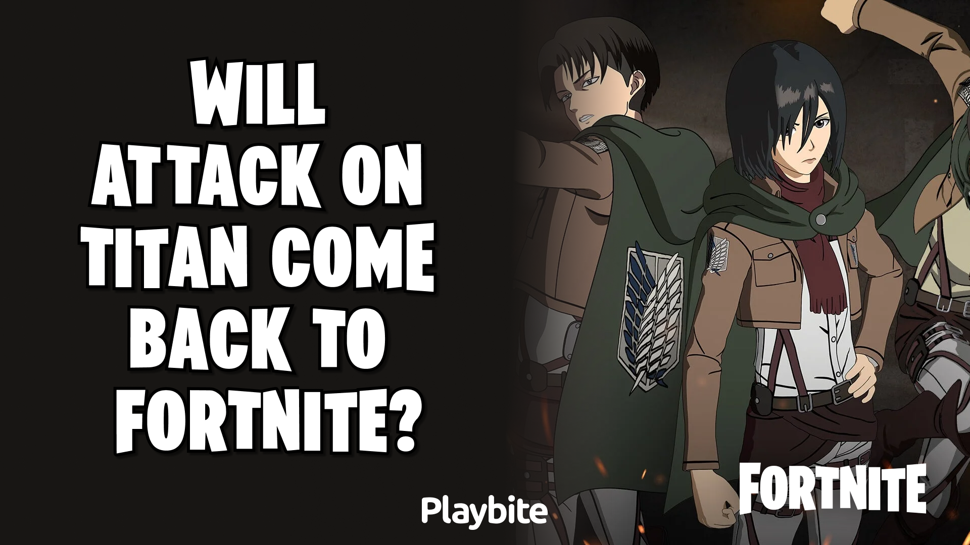 Will Attack on Titan Come Back to Fortnite?
