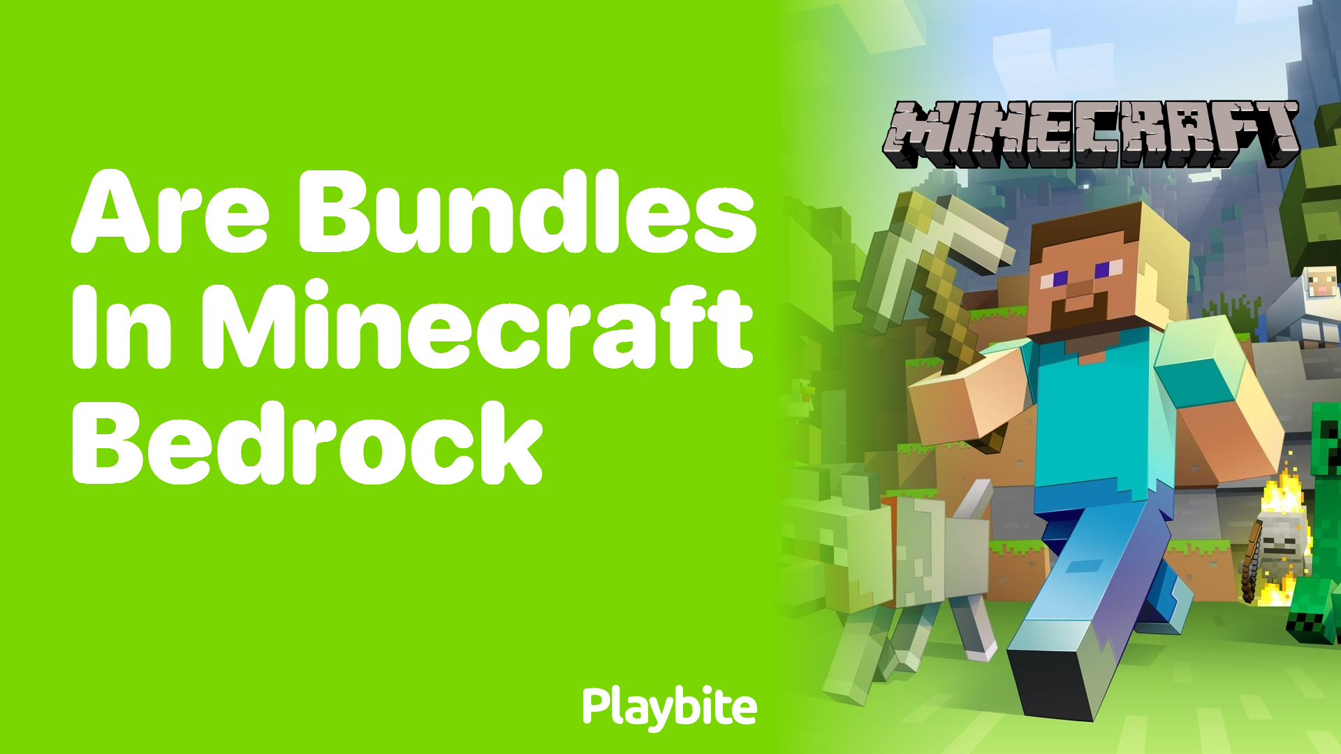 Are Bundles Available in Minecraft Bedrock?