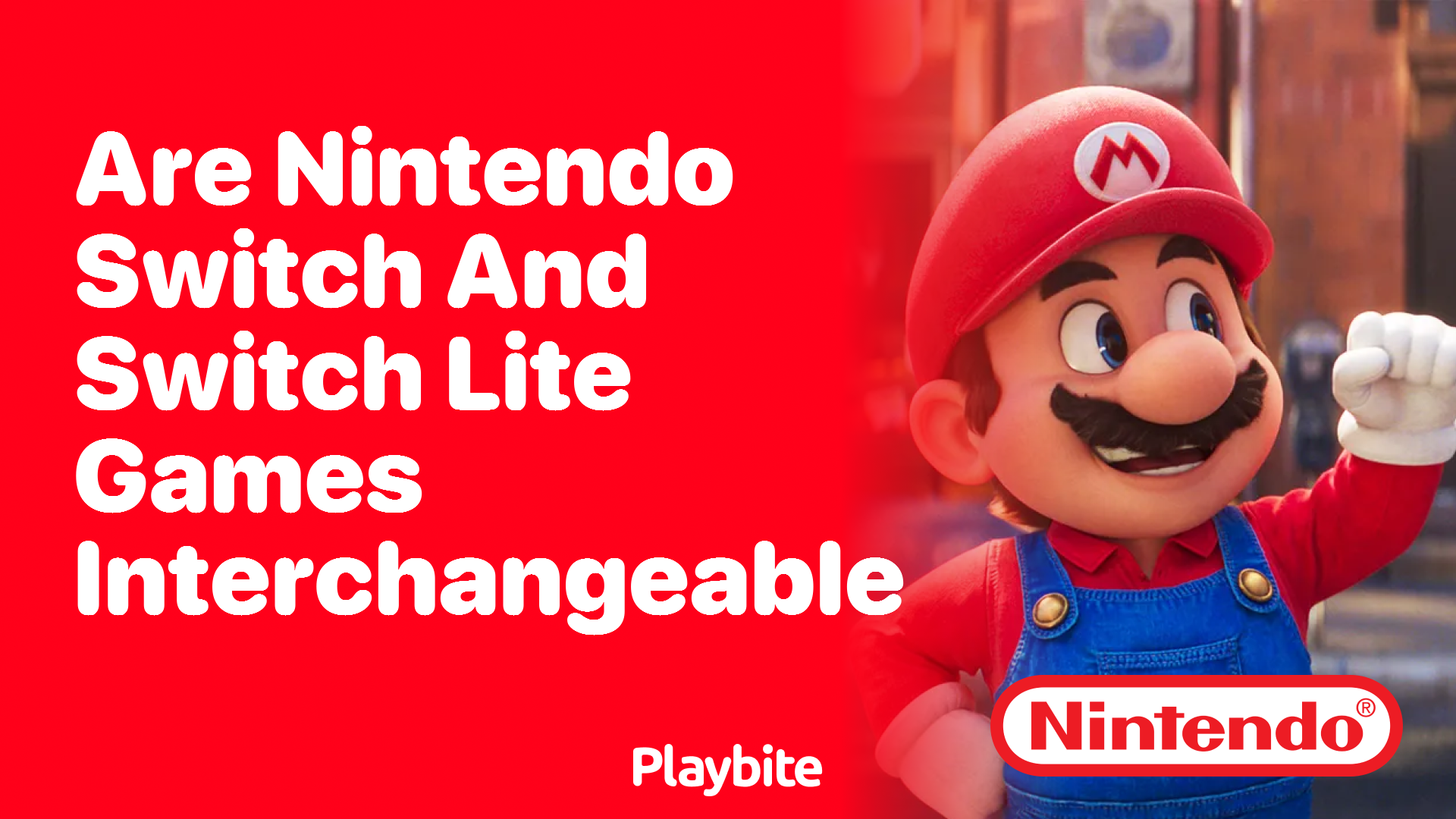 Are Nintendo Switch and Switch Lite Games Interchangeable?