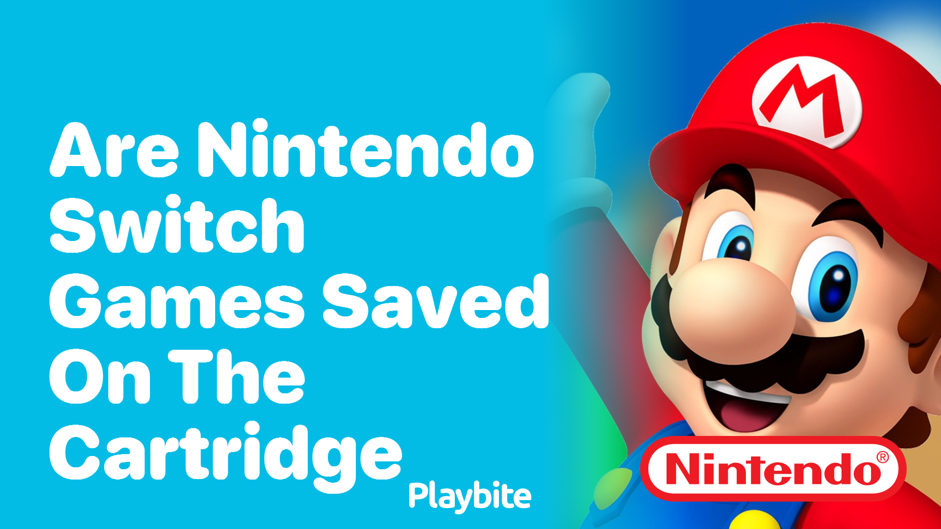 Are Nintendo Switch Games Saved on the Cartridge?