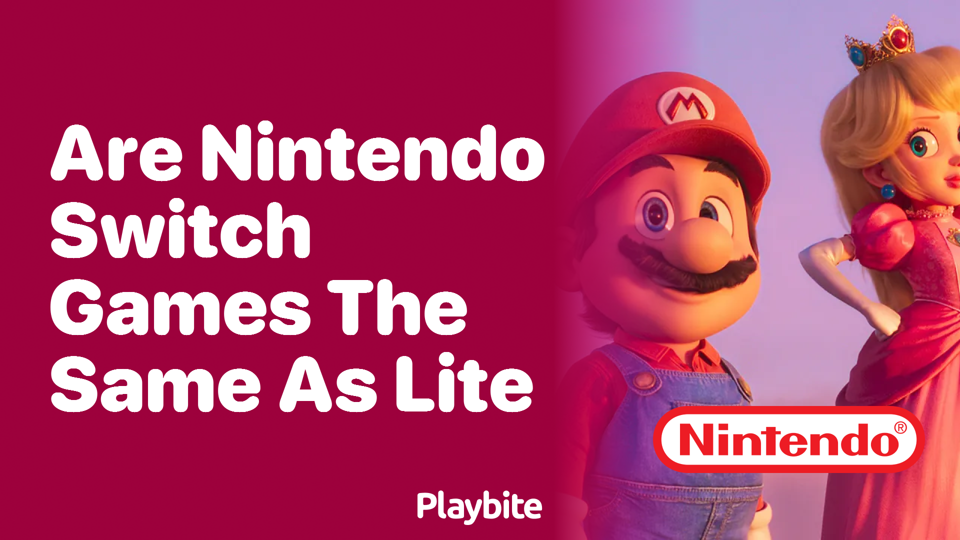 Are Nintendo Switch Games the Same as Nintendo Switch Lite Games?