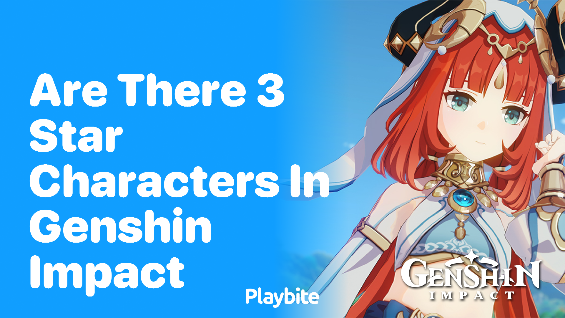 Are There 3-Star Characters in Genshin Impact?