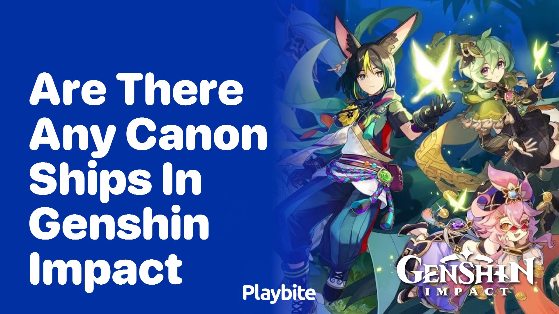 Are There Any Canon Ships in Genshin Impact?