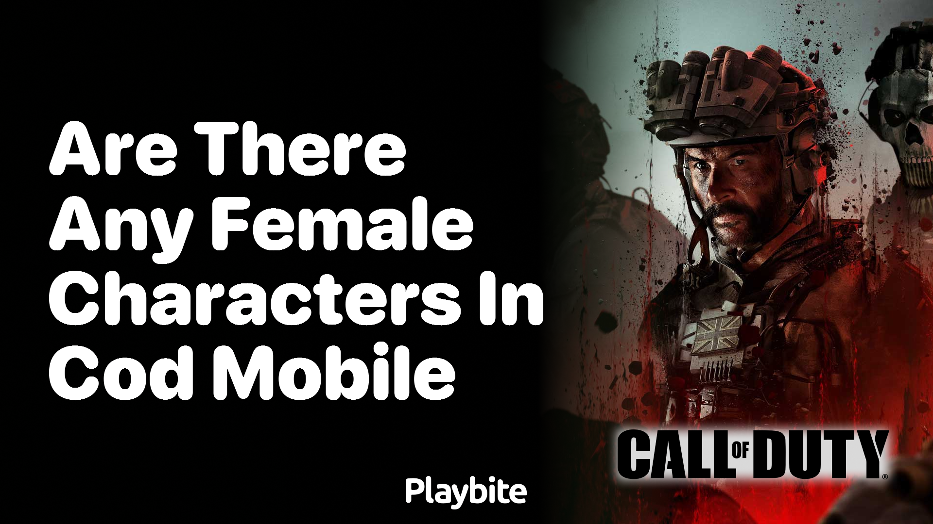 Are There Any Female Characters in COD Mobile?