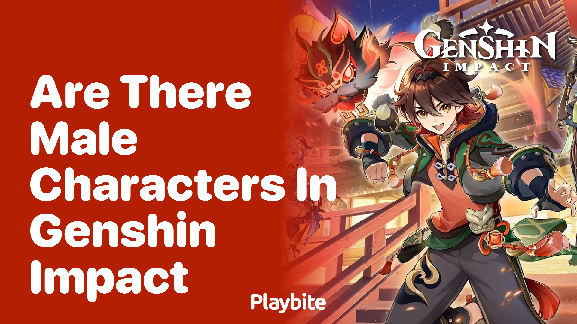 Are There Male Characters in Genshin Impact?