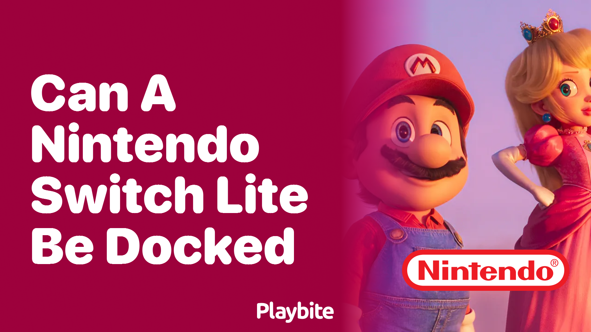 Can a Nintendo Switch Lite Be Docked?