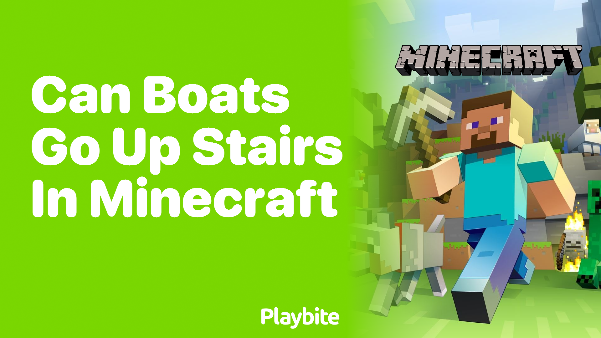 Can Boats Go Up Stairs in Minecraft? Playbite