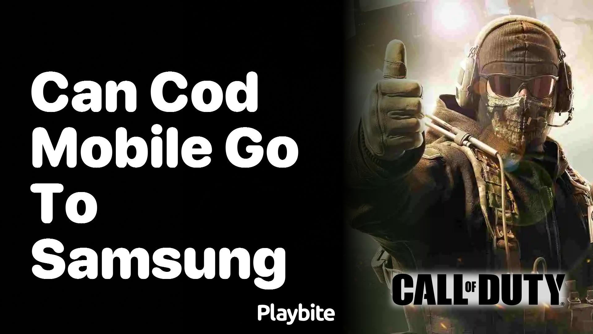 Can Call of Duty Mobile Be Played on Samsung Devices?