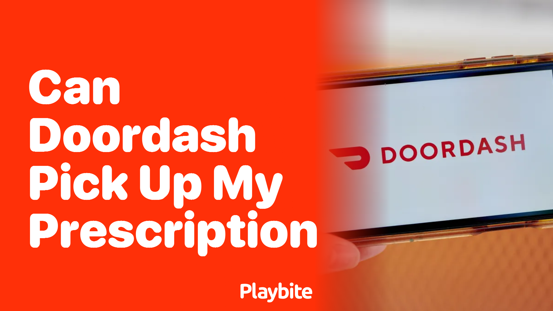 Can DoorDash Pick Up My Prescription?