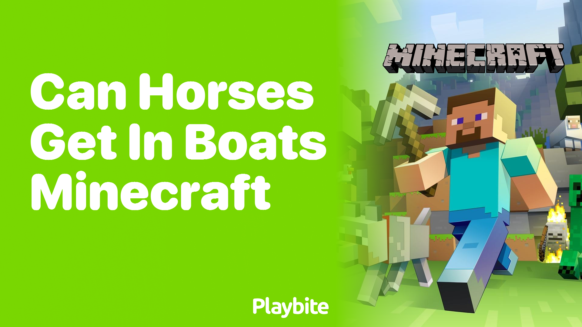 Can Horses Get in Boats in Minecraft?