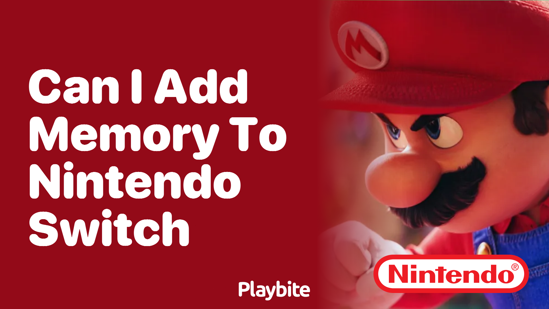 Can I Add Memory to My Nintendo Switch?