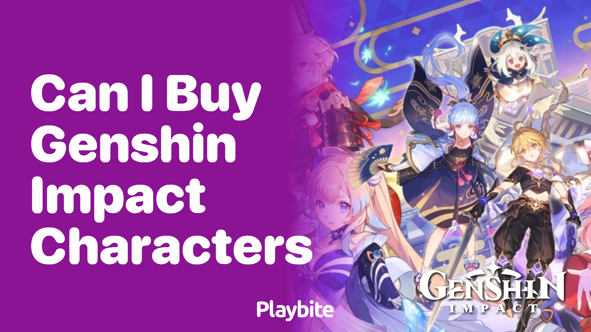 Can I Buy Genshin Impact Characters?