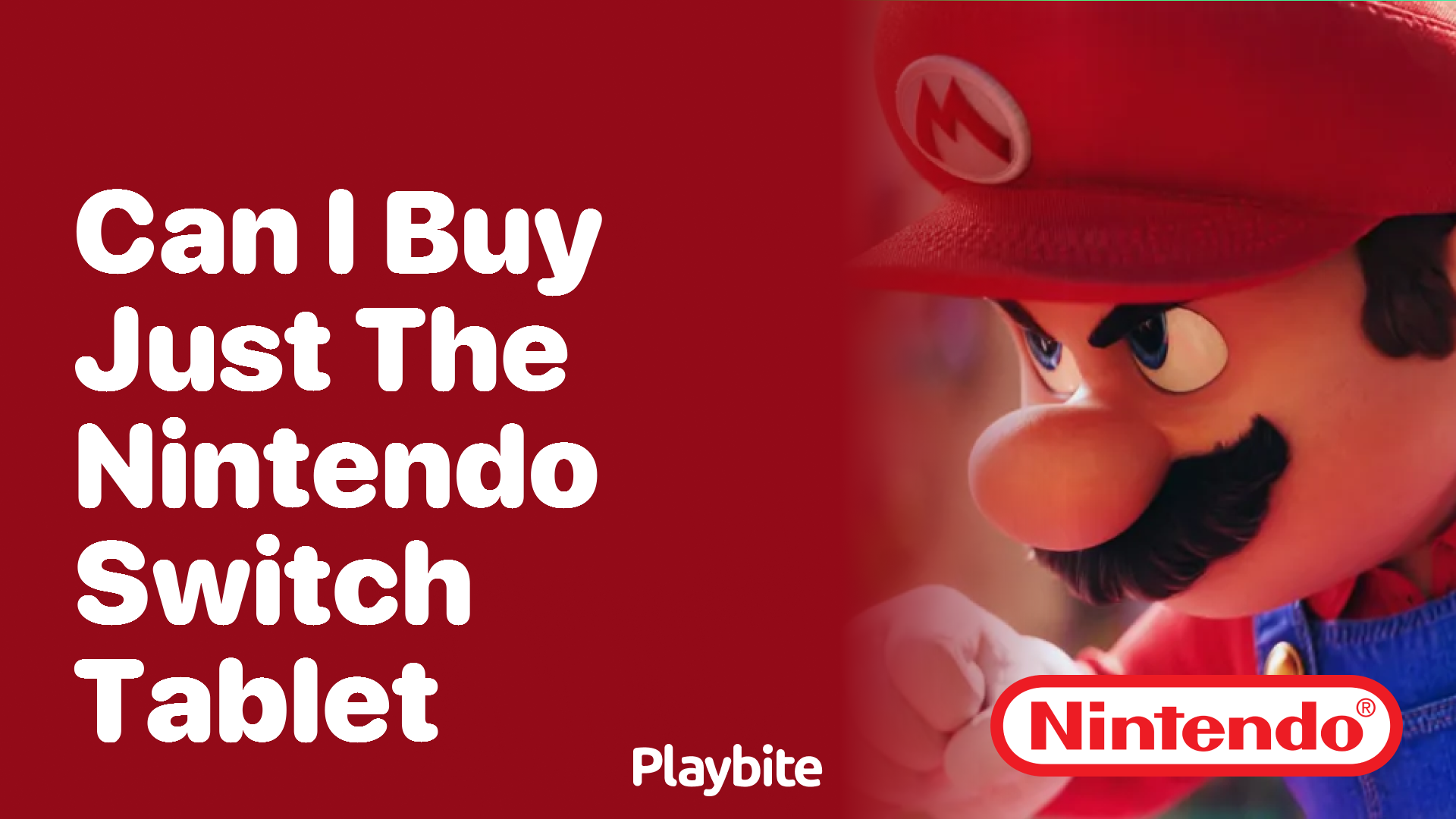 Can I Buy Just the Nintendo Switch Tablet?