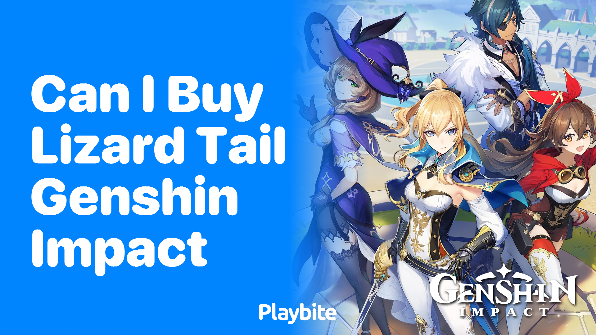 Can I Buy Lizard Tail in Genshin Impact?