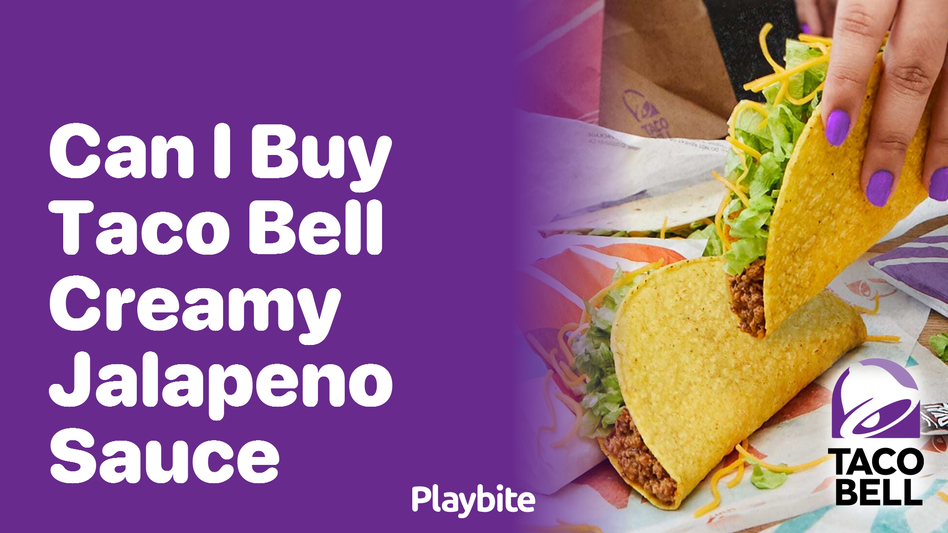 Can I Buy Taco Bell Creamy Jalapeno Sauce?