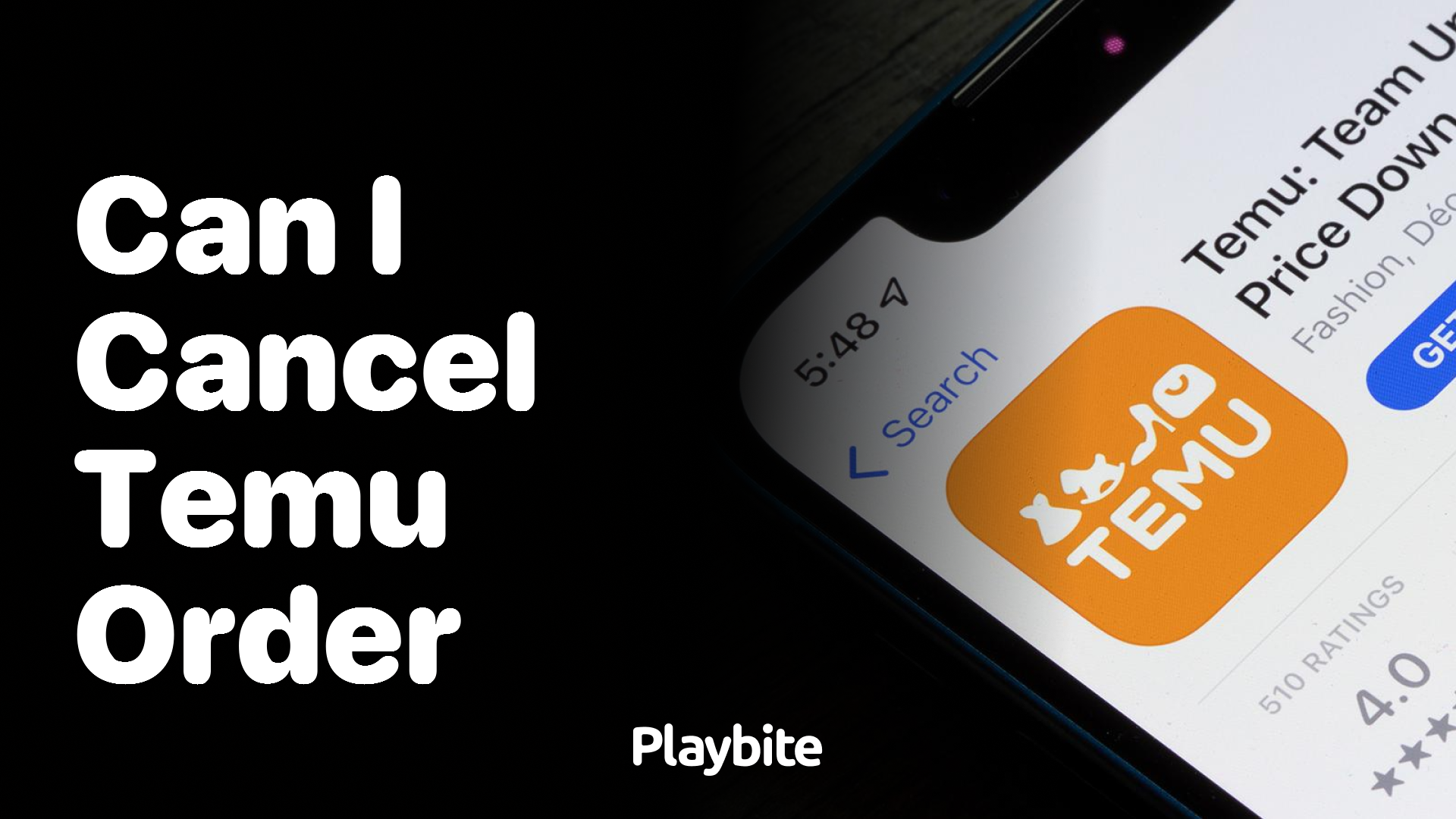 Can I Cancel My Temu Order?