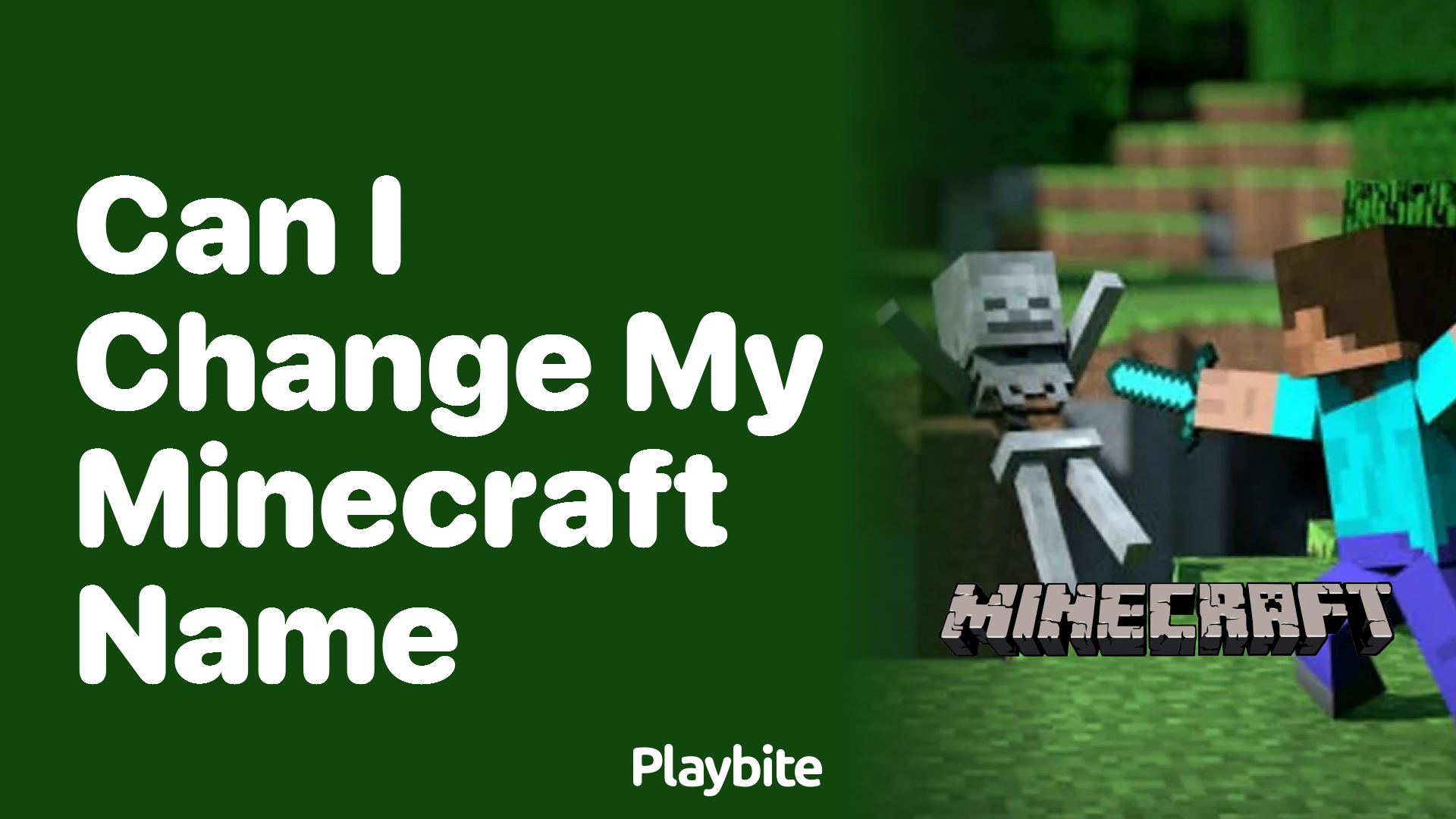 Can I Change My Minecraft Name? Here&#8217;s What You Need to Know