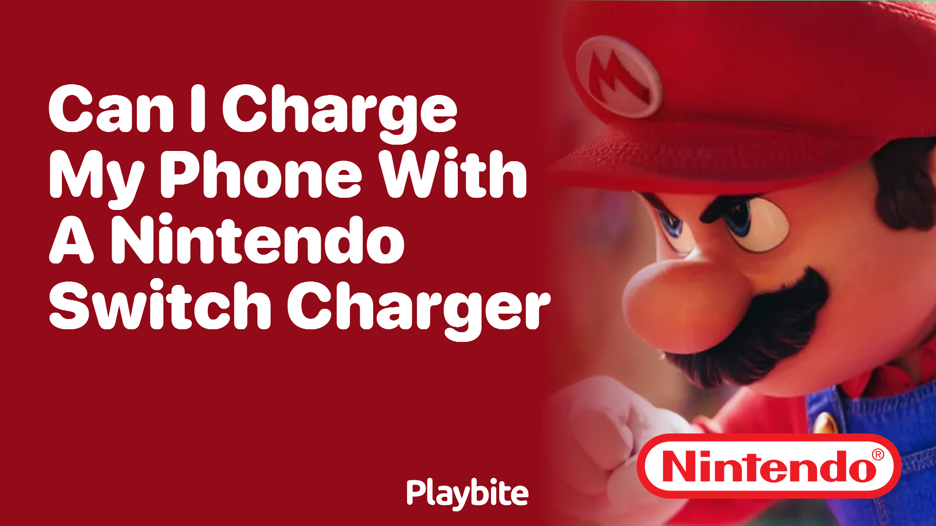 Can I Charge My Phone with a Nintendo Switch Charger?
