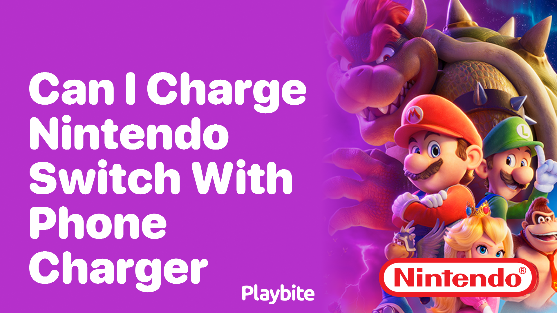 Can I Charge My Nintendo Switch with a Phone Charger?