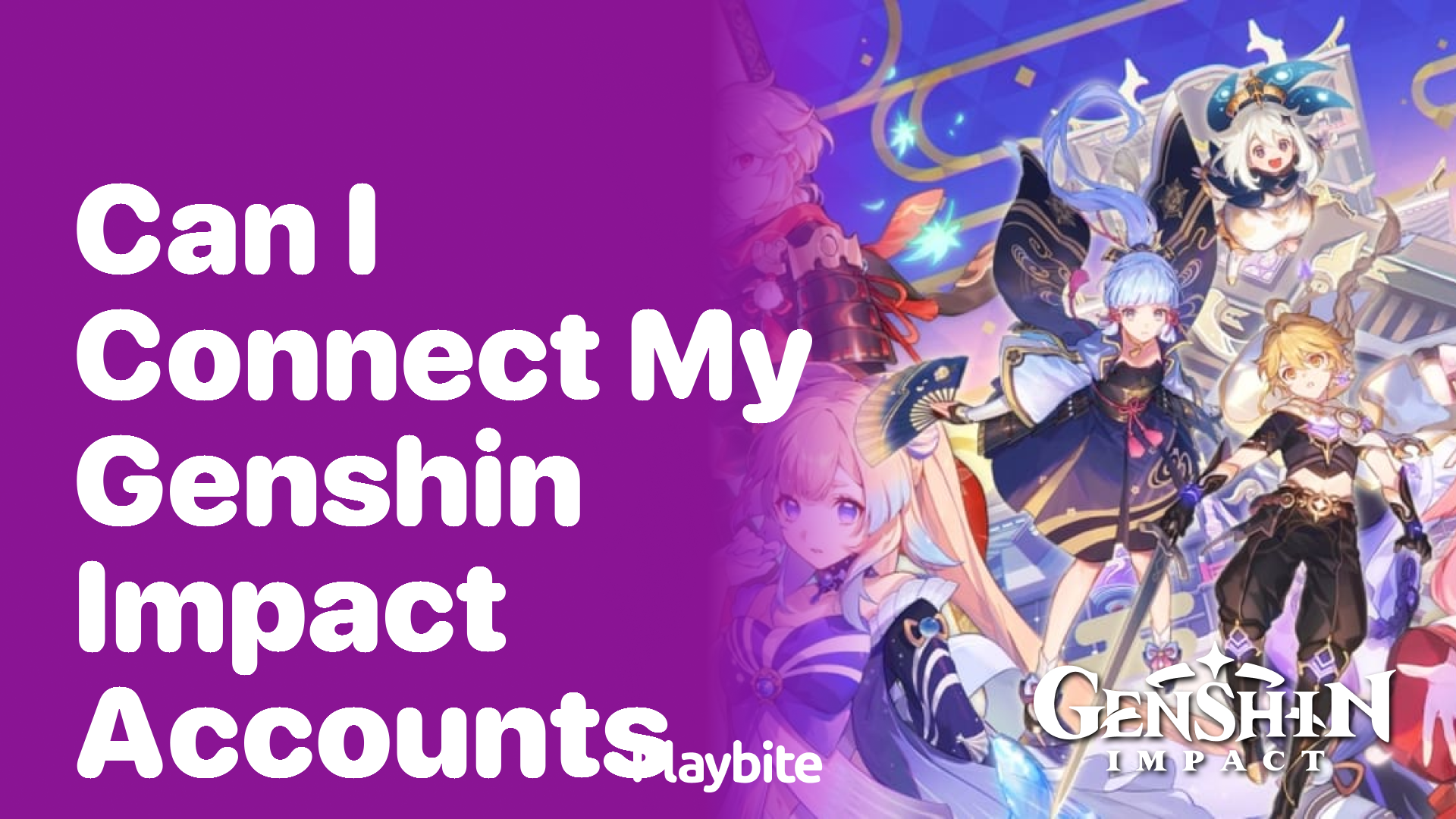Can I Connect My Genshin Impact Accounts Across Different Platforms?