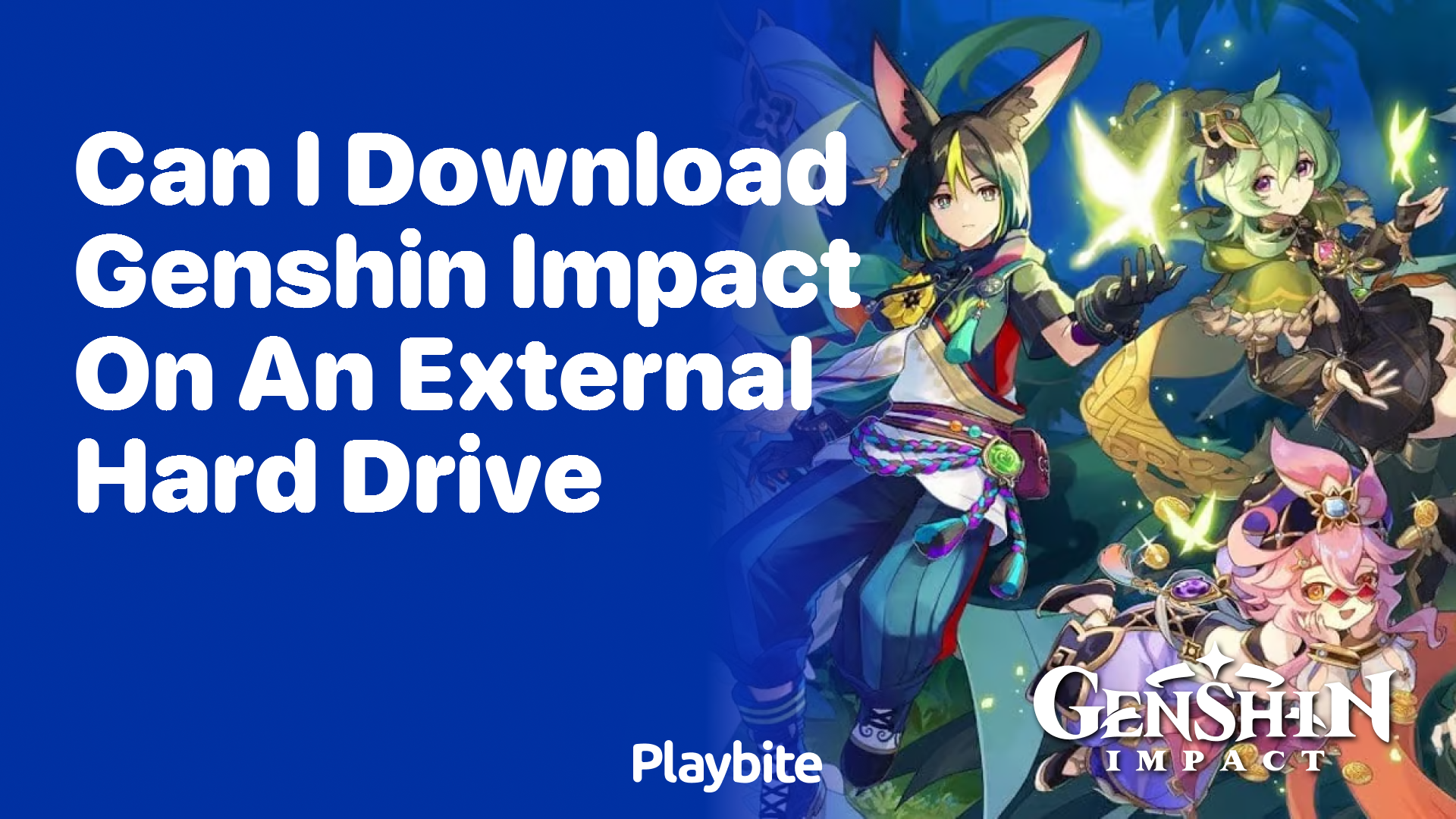 Can I Download Genshin Impact on an External Hard Drive?