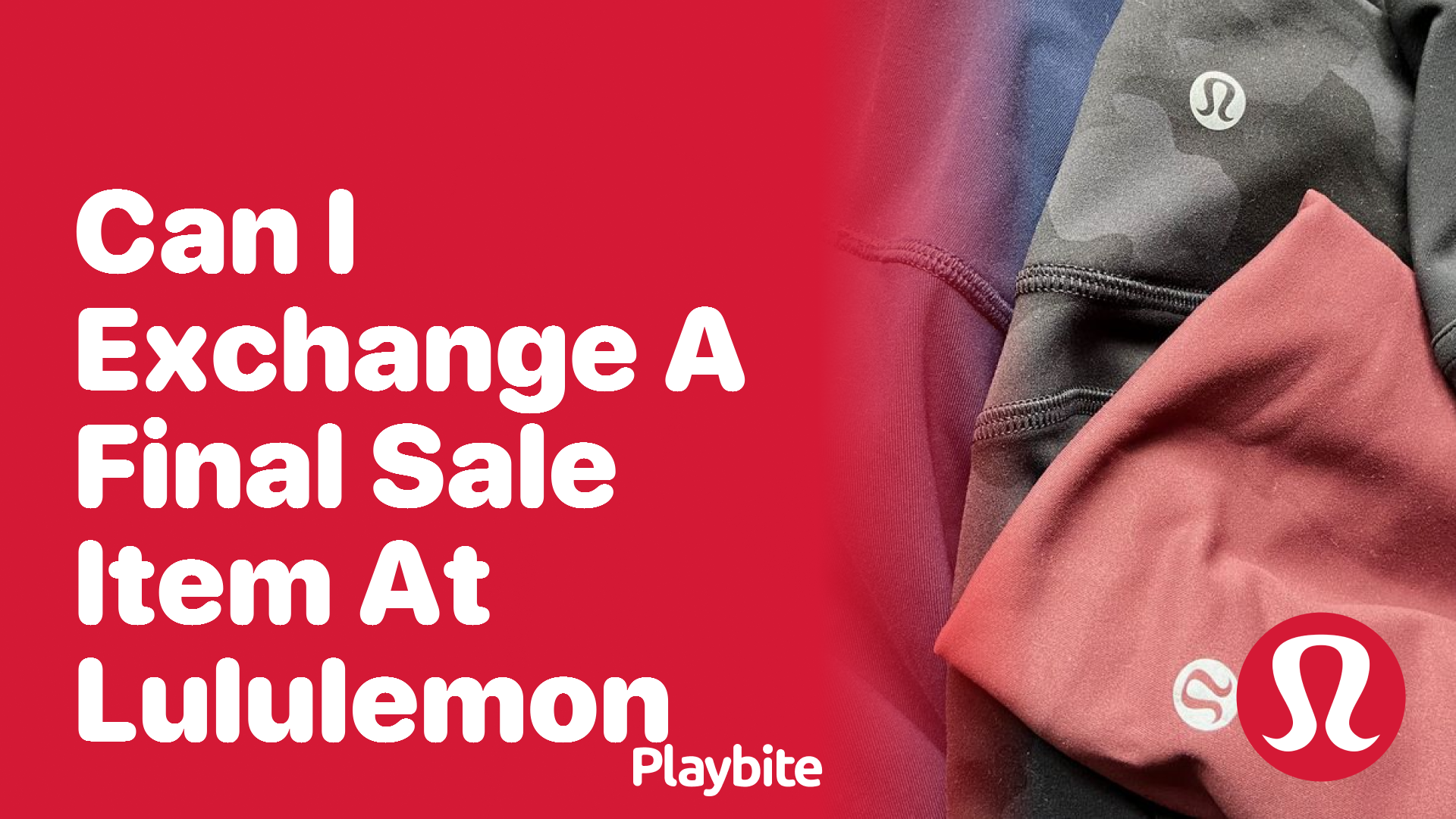 Can I Exchange a Final Sale Item at Lululemon?