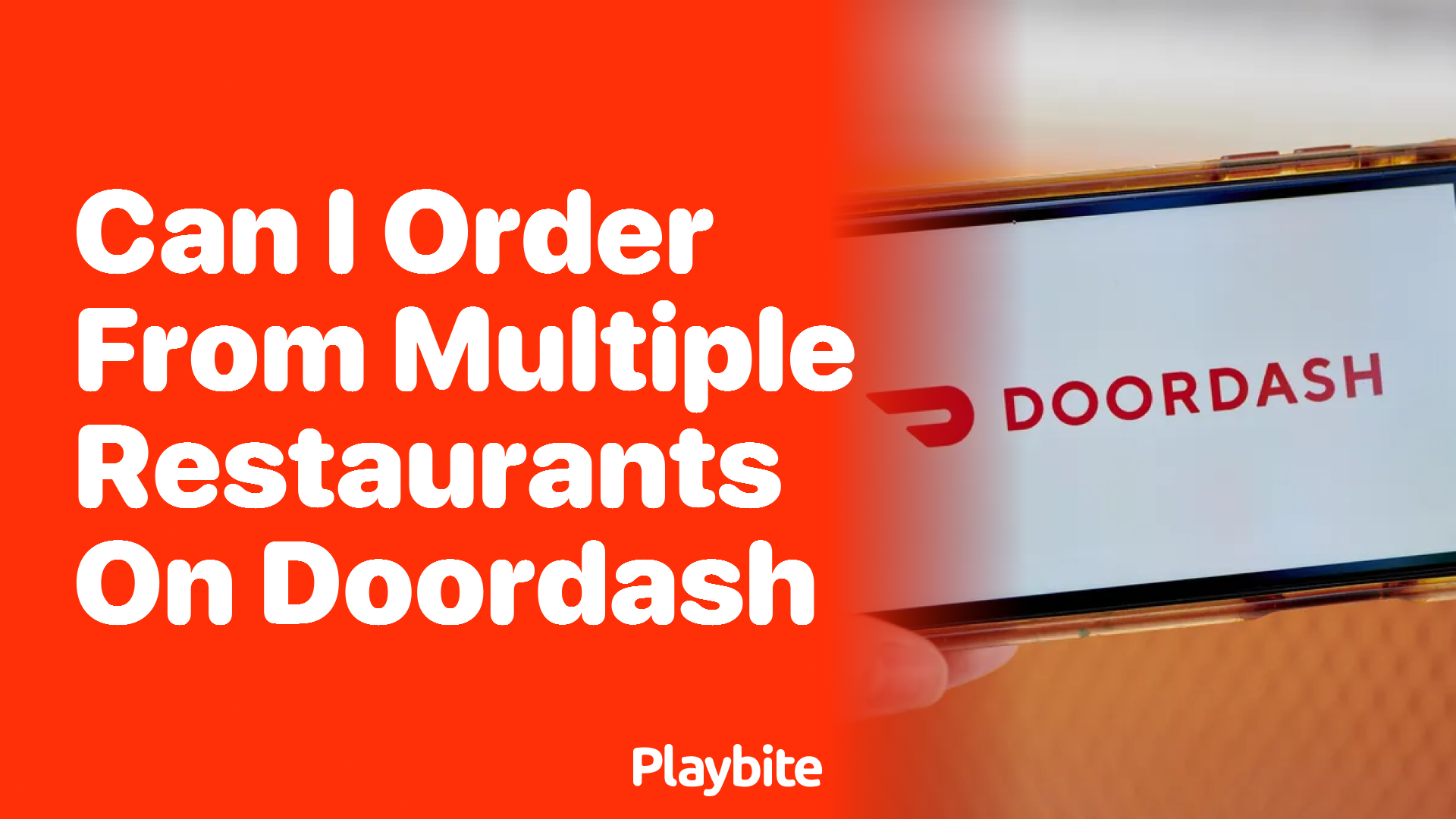 Can I Order from Multiple Restaurants on DoorDash?