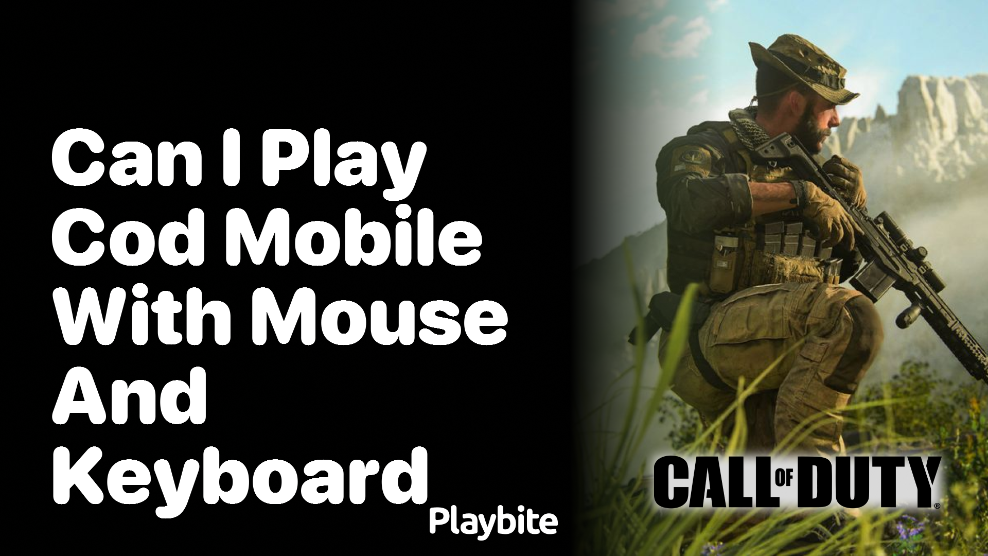 Can I play COD Mobile with mouse and keyboard?