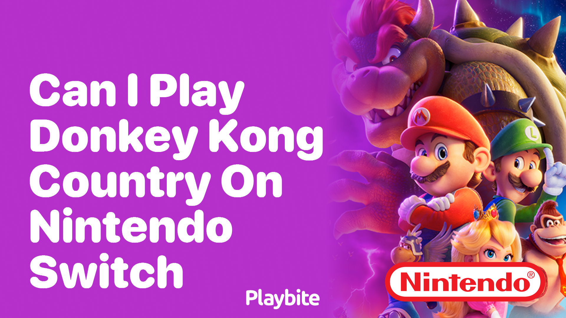 Can I Play Donkey Kong Country on Nintendo Switch?