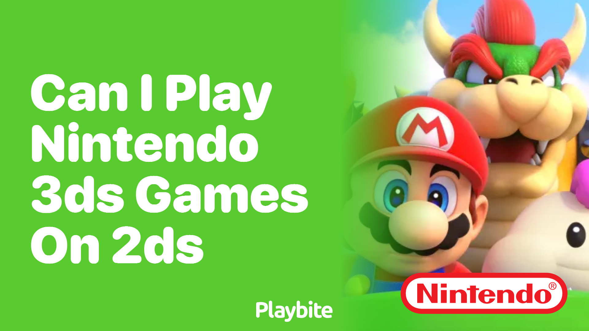Can I Play Nintendo 3DS Games on a 2DS?