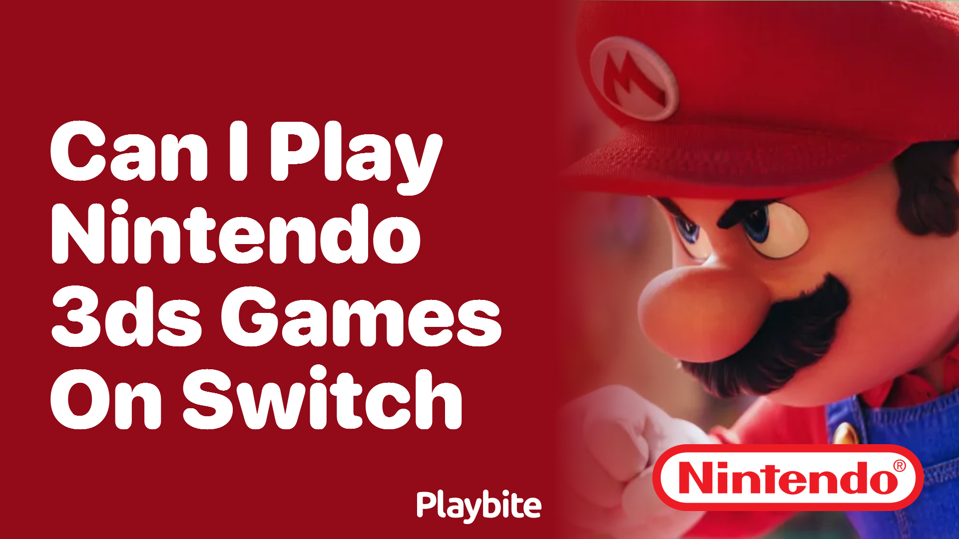 Can I Play Nintendo 3DS Games on Switch?