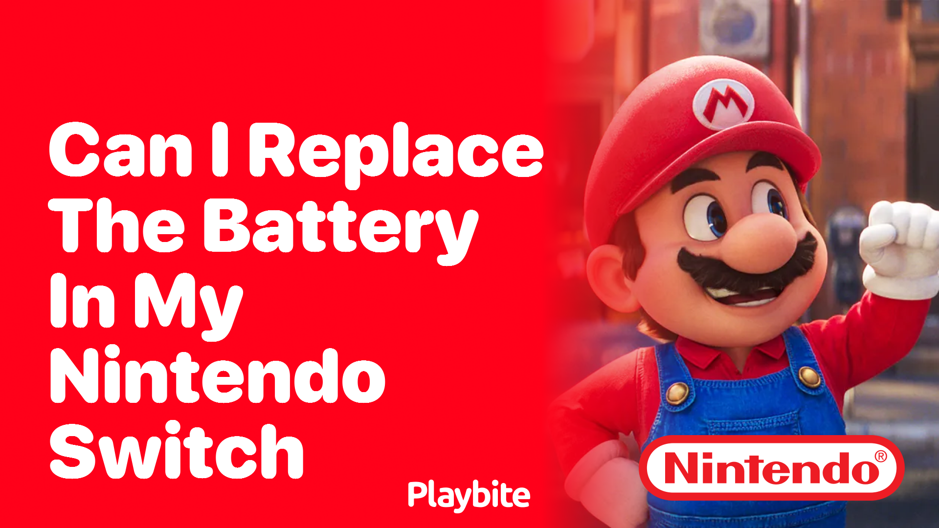 Can I Replace the Battery in My Nintendo Switch?