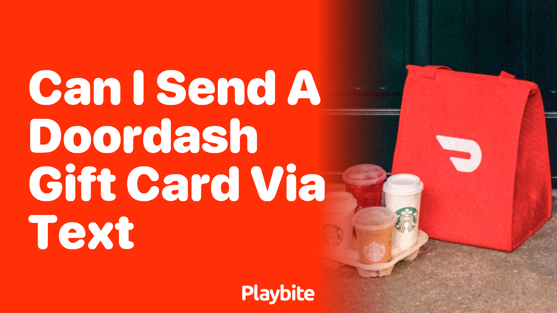 Can I Send a DoorDash Gift Card Via Text?