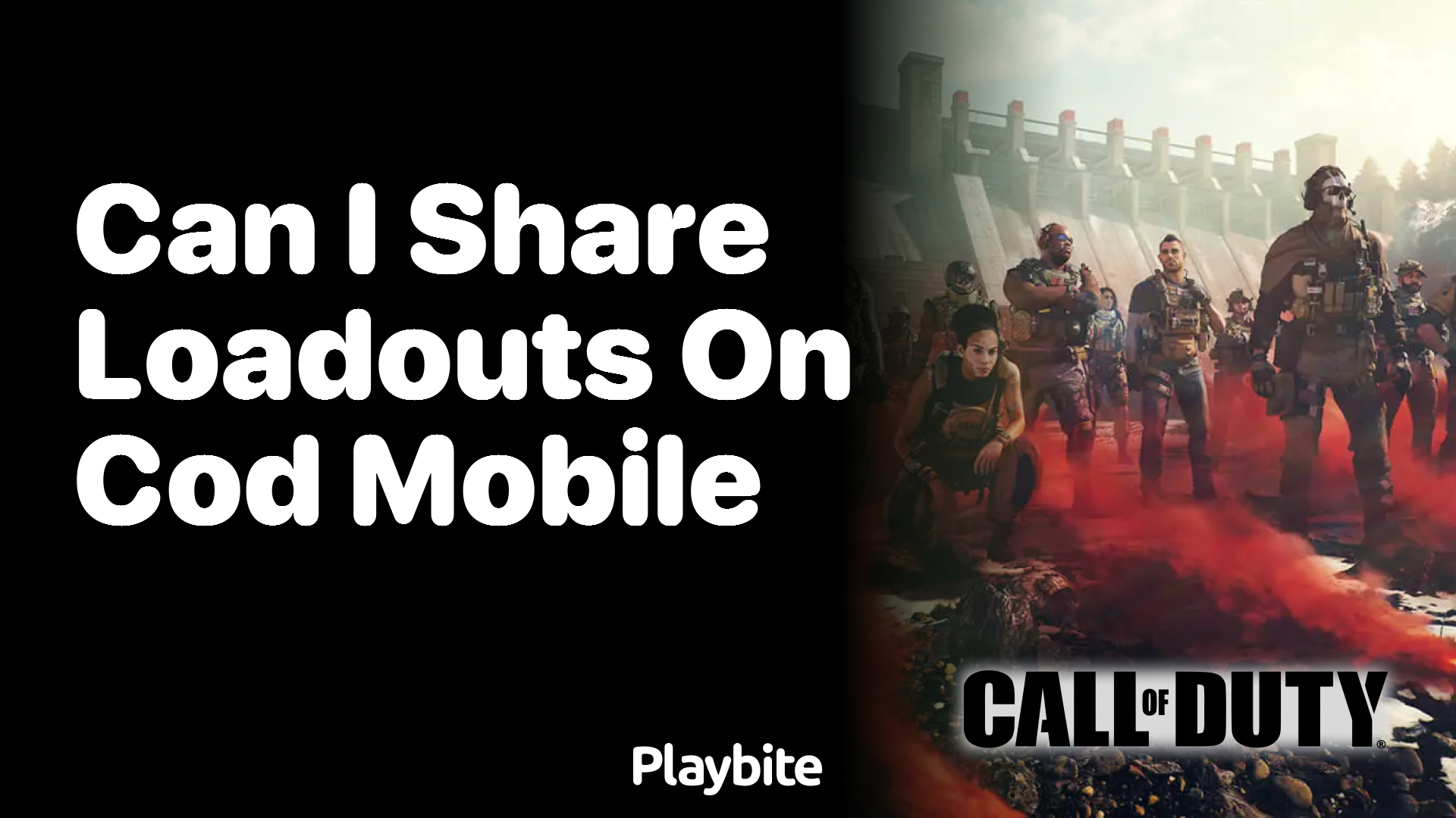 Can I share loadouts on COD Mobile?