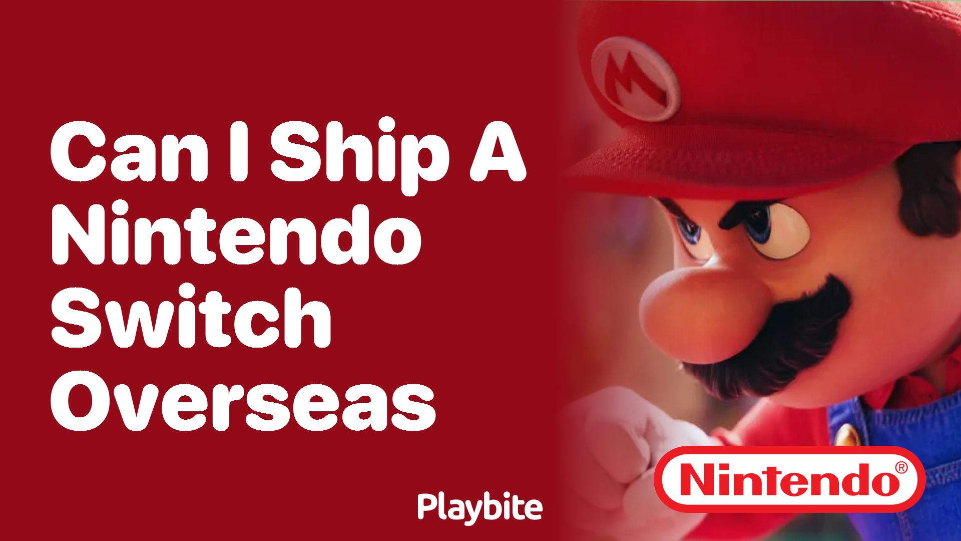 Can I Ship a Nintendo Switch Overseas?