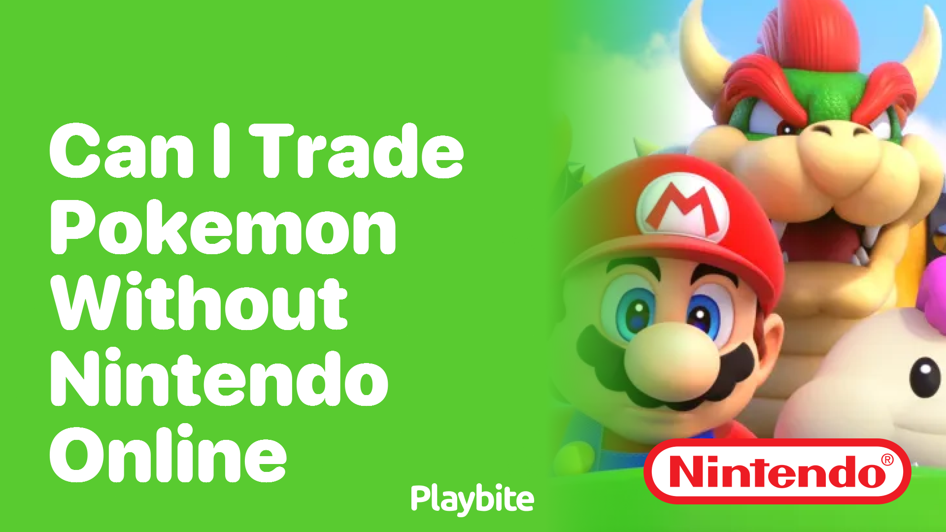 Can I trade Pokémon without Nintendo Online?
