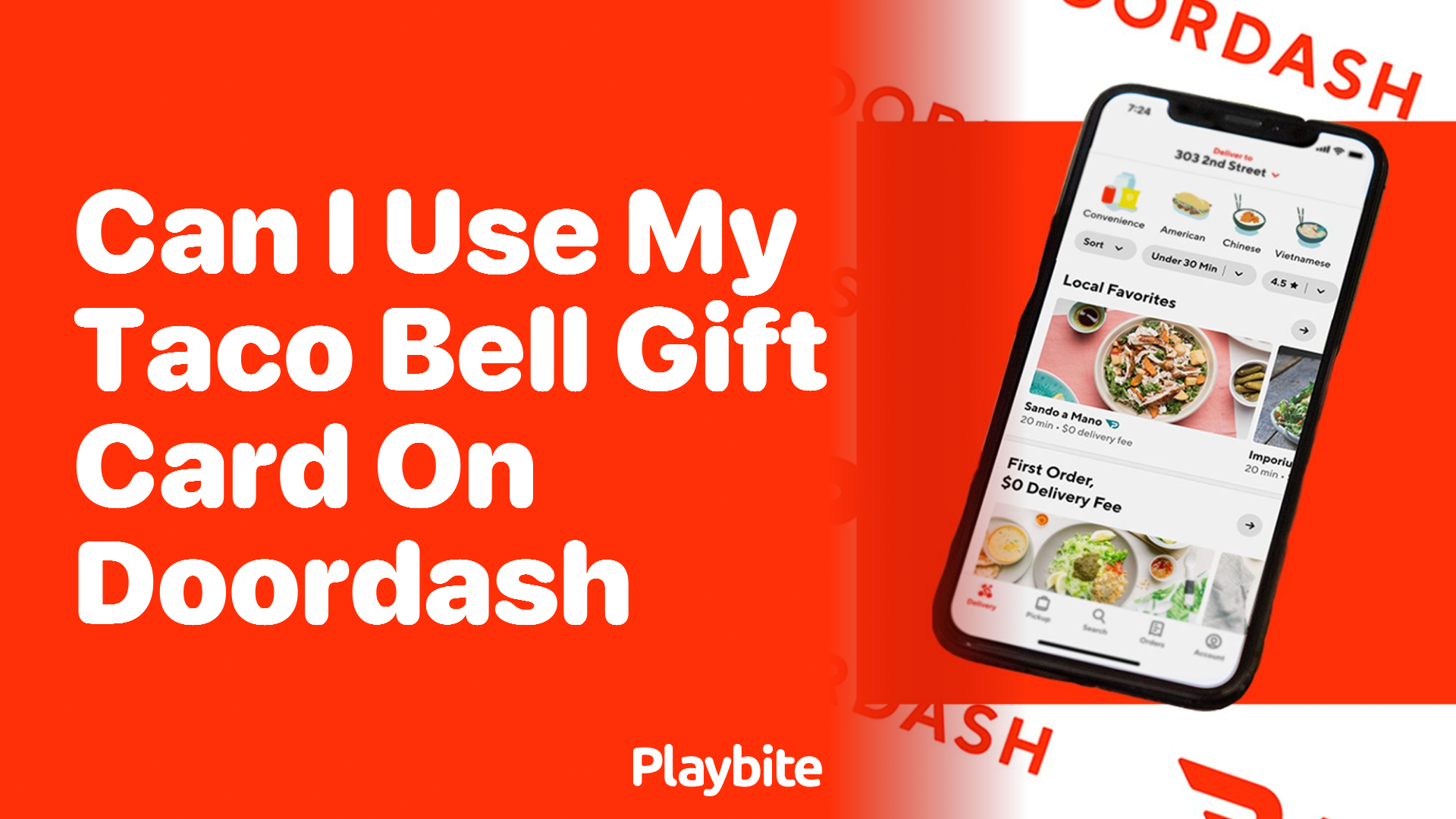 Can I Use My Taco Bell Gift Card on DoorDash?