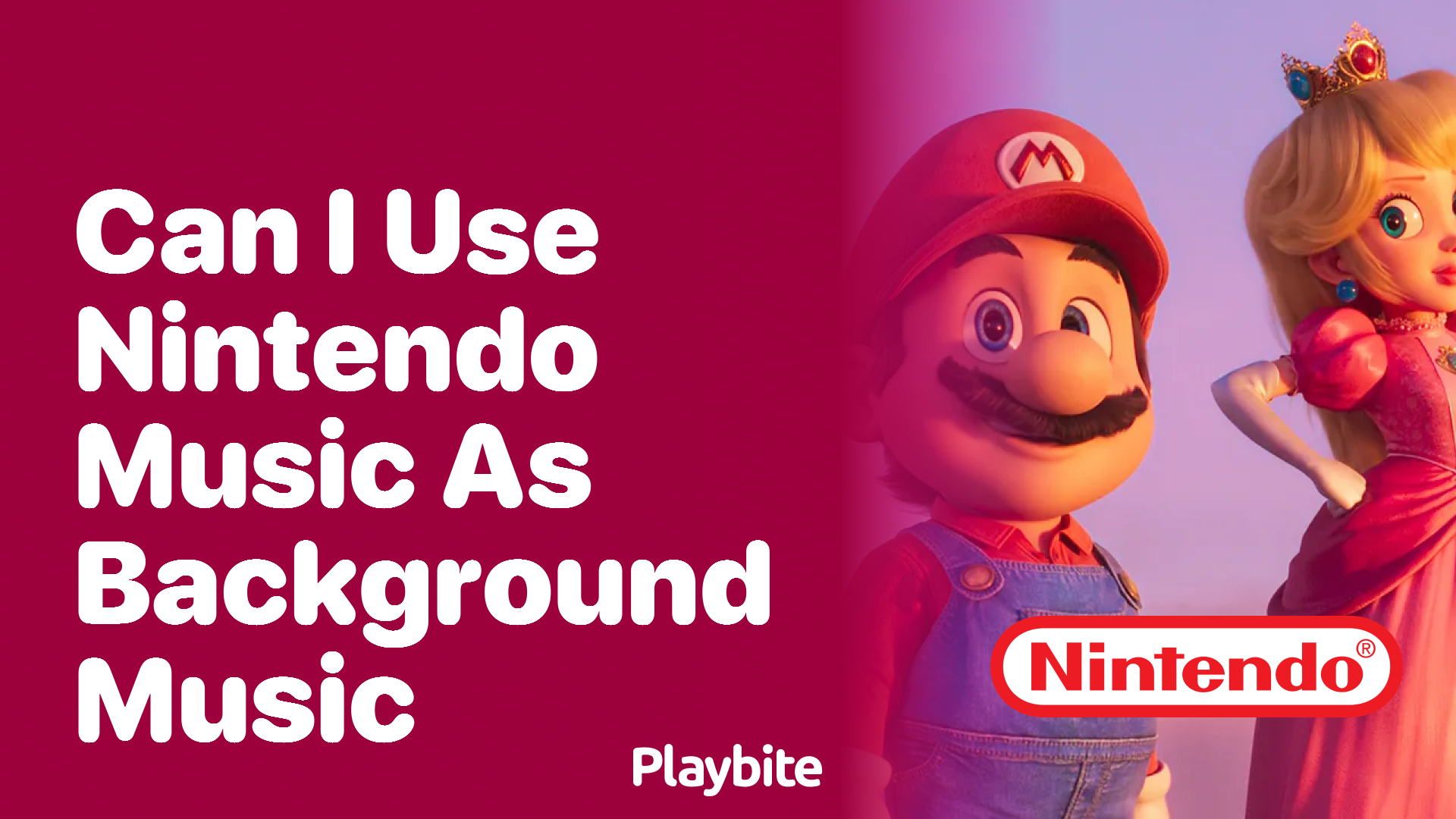 Can I Use Nintendo Music as Background Music?