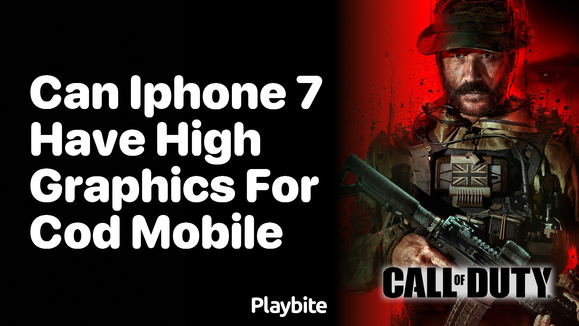 Can iPhone 7 Handle High Graphics for COD Mobile?