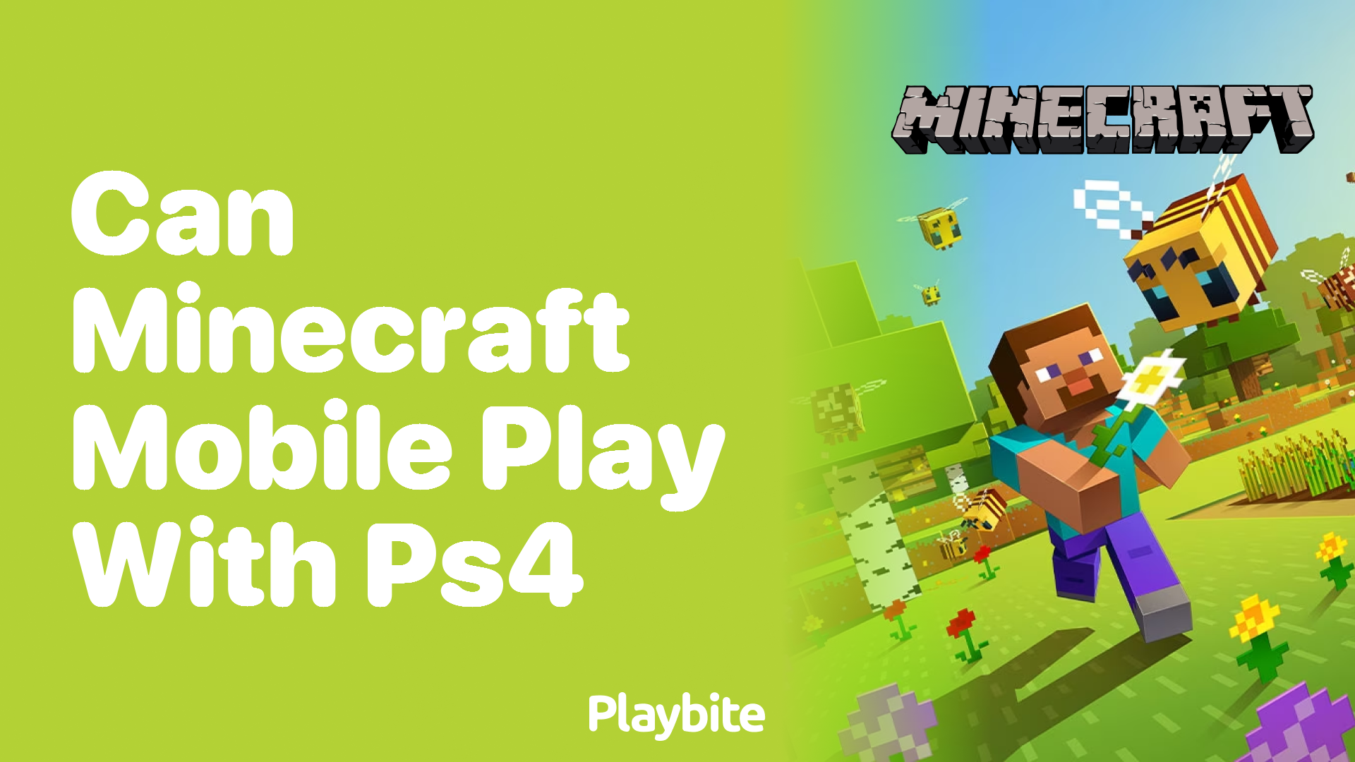 Can Minecraft Mobile Play With PS4?